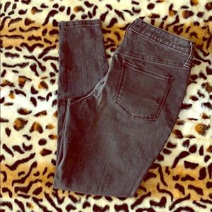 Faded black jeggings